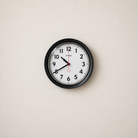 A Silent Metal Wall Clock — Domed Glass Series Time Will Flip