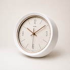 A Silent Metal Wall Clock — Domed Glass Series Time Will Flip