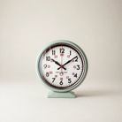 A Silent Metal Table Clock - Small One Time Will Flip