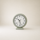 A Silent Metal Table Clock - Small One Time Will Flip