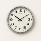 A Silent Metal Wall Clock — Thick Frame Series Time Will Flip