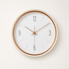 A Silent Metal Wall Clock Time Will Flip