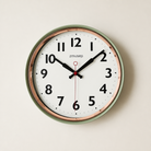 A Silent Metal Wall Clock Time Will Flip