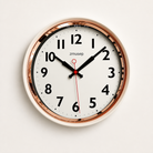 A Silent Metal Wall Clock Time Will Flip