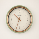 A Silent Metal Wall Clock Time Will Flip