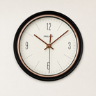 A Silent Metal Wall Clock Time Will Flip