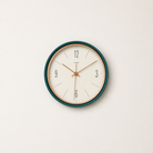 A Silent Metal Wall Clock Time Will Flip