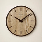 Wabi-Sabi Wooden Wall Clock – Marker Dial  Wood / 16 inch