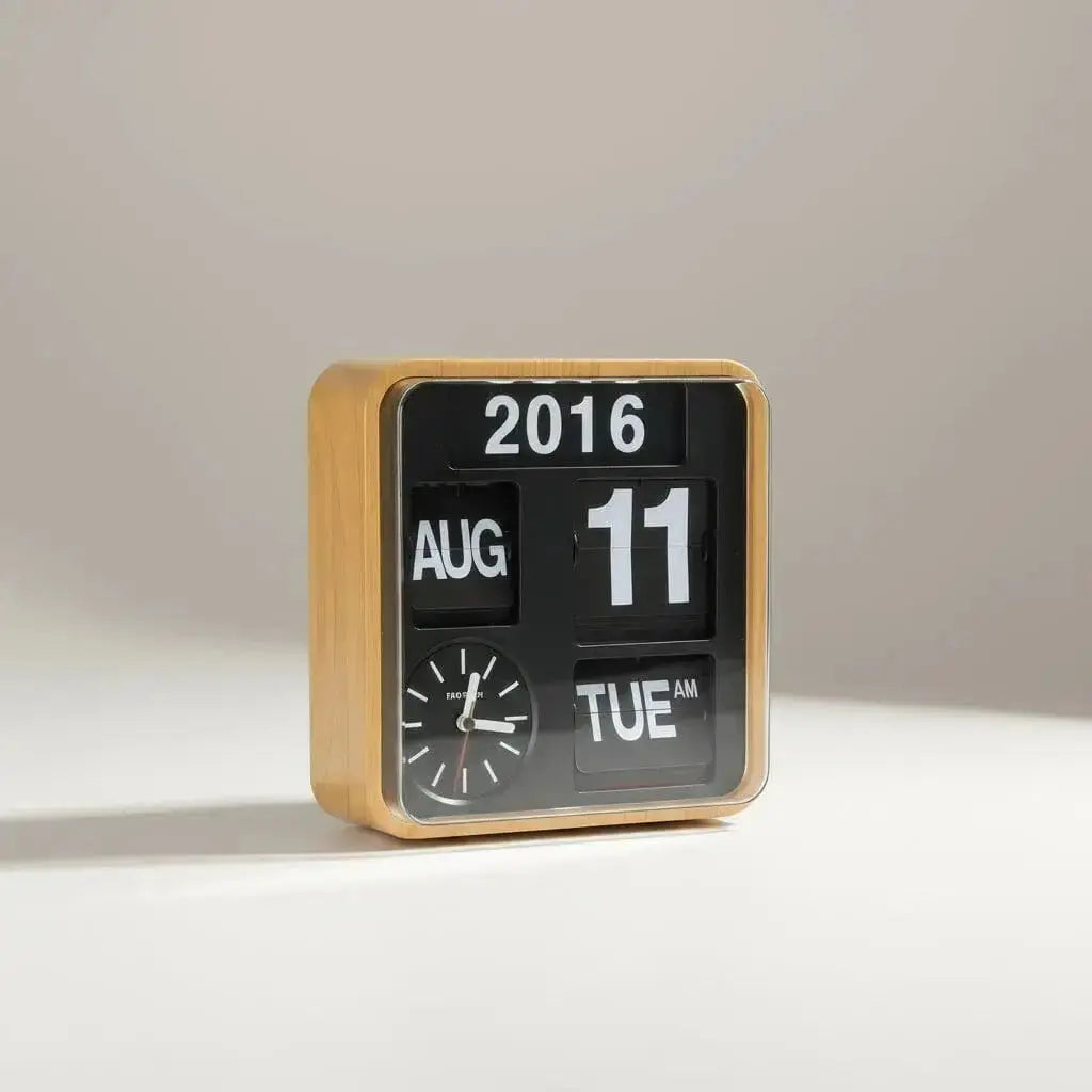 Fartech Wall Clock Stylish for Your Home Decoration – Time Will Flip