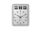 TWEMCO Calendar Flip Clock BQ-12B Wall Clock TWEMCO Silver English 